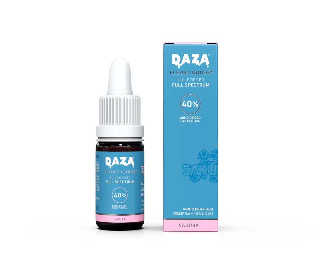 DAZA® FLEUR LIQUIDE® SAKURA - HUILE CBD 40%